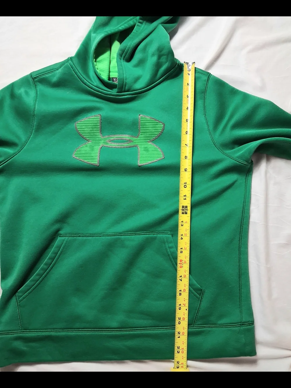 Under Armour Storm Youth pullover Hoodie Sweatshirt Size YLG Youth Large Green